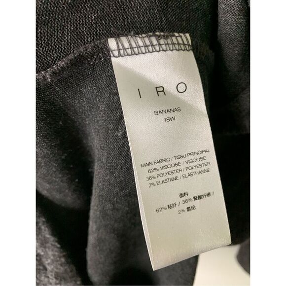 IRO Bananas Asymmetrical Hemline Gray Dress Size small - Picture 4 of 4